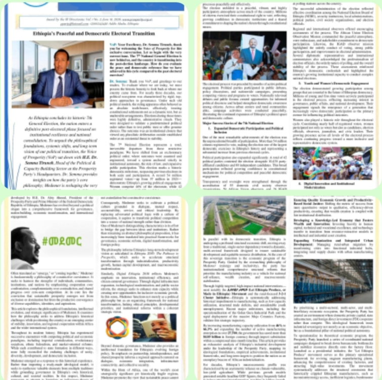 The 2nd Edition of "Voice of Prosperity" Magazine is Coming Soon!.