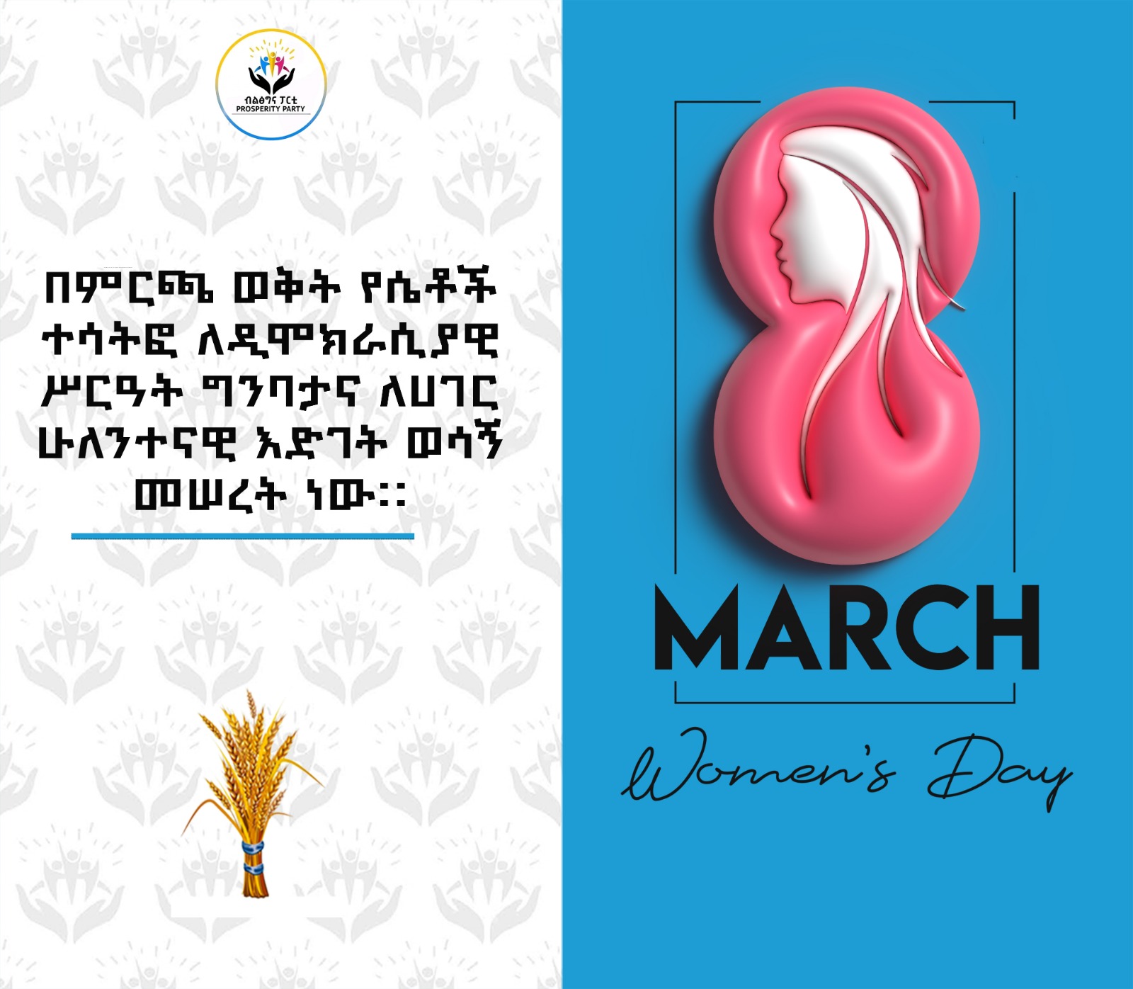 ለሰላማዊ ምርጫ የሴቶች ሚና የላቀ ነው!