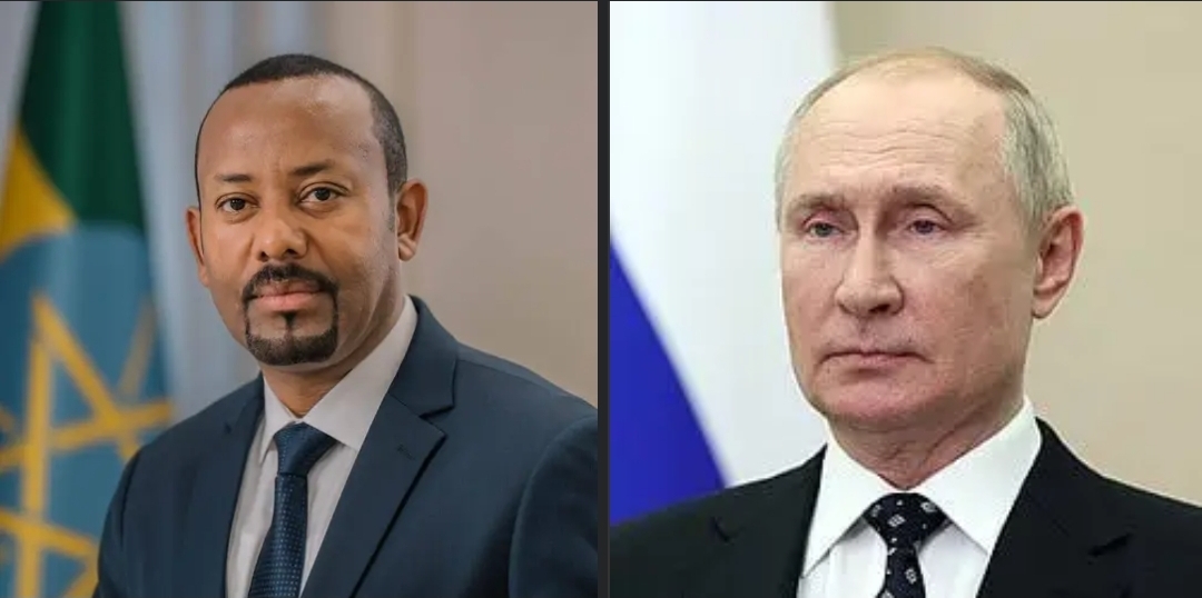 ጠቅላይ ሚኒስትር ዐቢይ አሕመድ(ዶ/ር) ከፕሬዚዳንት ቭላድሚር ፑቲን ጋር ተወያዩ