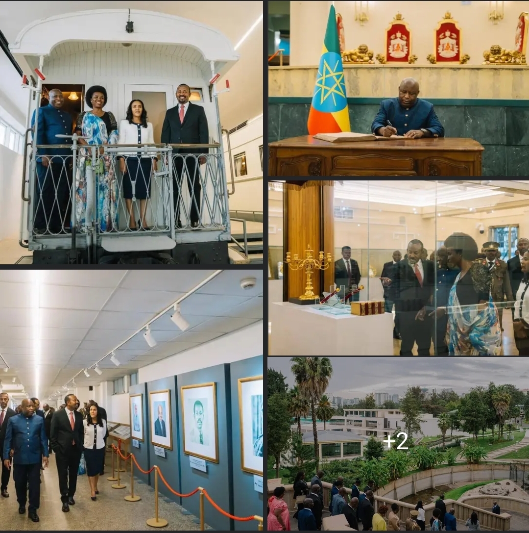 የቡሩንዲው ፕሬዝደንት ክቡር ኤቫሪስቴ ንድያይሽሚዬ የብሔራዊ ቤተመንግስት ሙዚየምን ጎበኙ