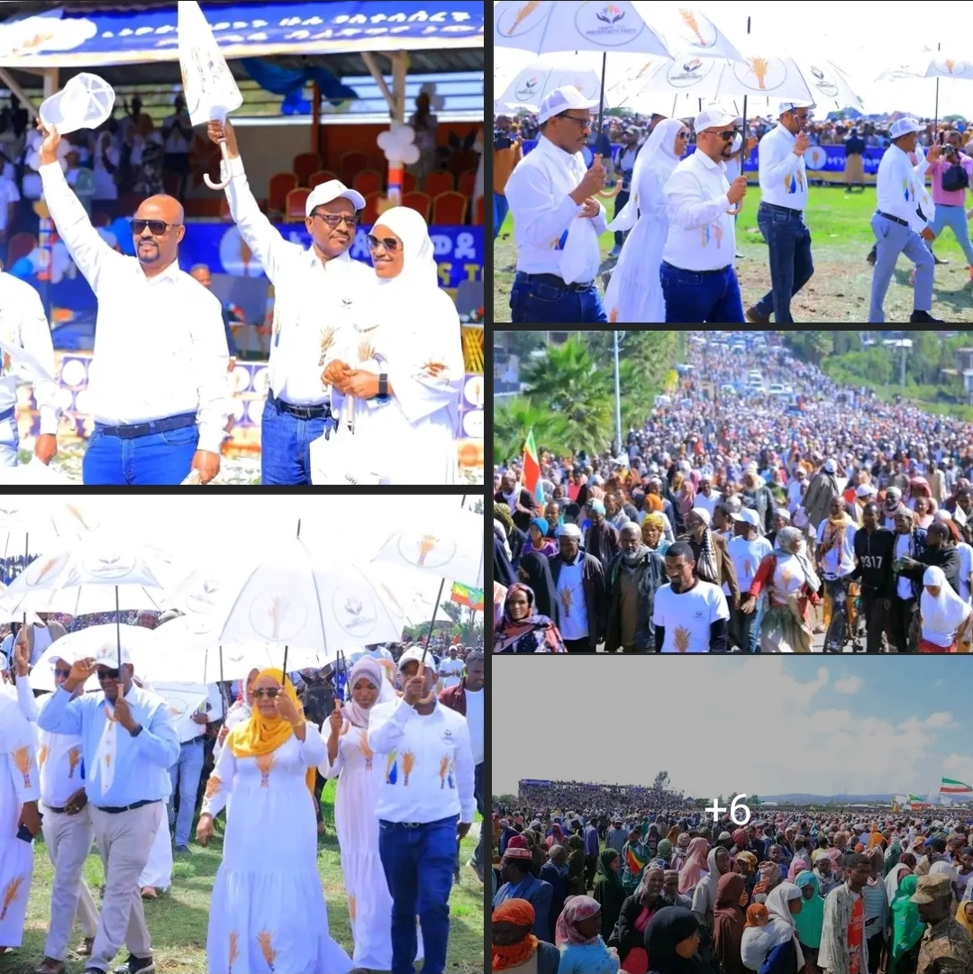 በወራቤ ከተማ ሀገራዊ ለውጡ እውን የሆነበትን 8ኛ ዓመት እና ሰባተኛውን ሀገራዊ ጠቅላላ ምርጫ የብልጽግና ፓርቲ የምርጫ ቅስቀሳ አስመልክቶ የድጋፍ ሰልፍ ተካሔደ
