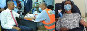 Read more about the article የሁለት ሚኒስቴር መሥሪያ ቤት ሠራተኞች ለሀገር መከላከያ ሠራዊት ደም በመለገስ ድጋፋቸውን ገለጹ